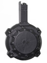 ProMag DRMA24 Standard 65rd Drum w/ Capacity Window 223 Rem/5.56x45mm Fits AR-15 Black DuPont Zytel Polymer, Magazine