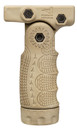 FAB Defense FXTFLT T-FL Vertical Folding Foregrip 7 Position FDE Fiberglass Reinforced Polymer