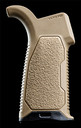 Strike AROMPG15FDE AR Enhanced, Pistol Grip 15 Degrees AR Platform FDE Rubber
