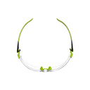 Allen 2376 All-In Youth Shooting Glasses 100% UV Rated Polycarbonate Clear Lens with Fluorescent Yellow Frame & Nose Piece