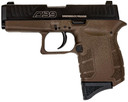 Diamondback DB0200P071 DB9 Gen4 Micro-Compact Frame 9mm Luger 6+1, 3.10 in Stainless Steel Barrel, Black Nitride Serrated Stainless Steel Slide, Midnight Bronze Polymer Frame & Grip, Pistol