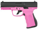 FMK G9C1G2PKSSCM 9C1 G2 9mm Luger 10+1 4 in Black Stainless Steel Barrel, Black Serrated Carbon Steel Slide, Pink Polymer Frame w/Picatinny Rail, Black Backstrap Grip, Pistol