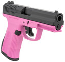 FMK G9C1G2PKSSCM 9C1 G2 9mm Luger 10+1 4 in Black Stainless Steel Barrel, Black Serrated Carbon Steel Slide, Pink Polymer Frame w/Picatinny Rail, Black Backstrap Grip, Pistol