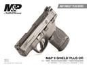 Smith & Wesson 13536 M&P Shield Plus Micro-Compact Frame 9mm Luger 10+1/13+1, 3.10 in Black Armornite Steel Barrel & Optic Cut/Serrated Stainless Steel Slide, Matte Black Polymer Frame, Thumb Safety, Pistol