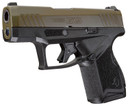 Taurus 1GX4M93B GX4 9mm Luger 11+1 3.06 in Black Stainless Steel Barrel, Mil-Spec Green Cerakote Serrated Steel Slide, Black Polymer Frame, Black w/Interchangeable Backstrap Grip, Manual/Trigger Safety, Pistol