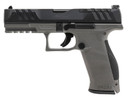 Walther Arms 2858371 PDP 9mm Luger 18+1 4.50 in Black Polygonal, Rifled Barrel, Black Optic Ready/Serrated Slide, Gray Polymer Frame w/Picatinny Rail, Black Performance Duty Texture Grips, Pistol