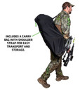Primos 6510 Hindsight Ground Swat Camo 300D Polyester 56 in x 56 in, 67 in High