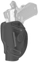 1791 Gunleather 3WH1SBLA 3-Way IWB/OWB Size 01 Stealth Black Leather Belt Loop Fits 1911 3-4 in, Holster