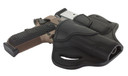 1791 Gunleather BH1M1SBLR BH1M1 Combo OWB 01 Stealth Black Leather Belt Slide Fits 4-5 in 1911, Holster