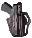 1791 Gunleather BHX3SBRR BHX OWB Size 03 Signature Brown Leather Belt Slide Compatible w/Glock 17/S&W M&P Shield/Sig P228 Right Hand, Holster