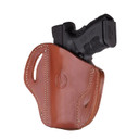 1791 Gunleather ORBH24SCBRR Optics Ready BH2.4S Belt Holster Classic Brown Leather OWB HK VP9 SK/FN 509 Right Hand