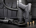 Blackhawk 410713BKR T-Series L2C Non-Light Bearing OWB Black Polymer Belt Loop/Clip Compatible w/Glock 20/21/37/38 Right Hand, Holster