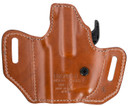 Bianchi 32831 Allusion Assent Pro-Fit OWB Size 13b Tan Leather Belt Slide Compatible w/FN FNS/Ruger Security-9/Glock 1919X/23/45 Fits 4 in Barrel Belt Up to 1.50 in Wide Right Hand, Holster