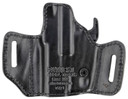 Bianchi 51831 Allusion Assent Pro-Fit OWB Size 11 Black Leather Belt Slide Compatible w/Glock 26/S&W M&P Shield/S&W M&P Compact/FN FNS Compact Belt Up to 1.50 in Wide Right Hand, Holster