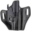 Bianchi 56832 Allusion Assent Pro-Fit OWB Size 18 Black Leather Belt Slide Fits S&W M&P Fits CZ 75 Fits FN FNS Left Hand