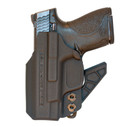 Comp-Tac C520GL052R50N Infidel Max IWB Black Kydex Belt Clip Fits Glock 19 Gen5 Right Hand, Holster