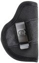 Crossfire Shooting Gear CRFGRPCLPLSRSA1M1 The Grip Laser IWB Size 01 Black Ballistic Nylon Belt Clip Fits Micro 1-1.50 in Barrel, Holster