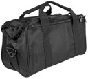 Uncle Mikes 22520 GunMate Range Bag made of Nylon with Black Finish, Rollup Flap with Zippers, Lockable Zipper Side Compartments & Removable, Pistol Rug Holds up to 2, Handguns 16 in x 8 in 7 in Interior Dimensions