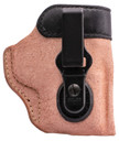 Galco S2652B Scout 3.0 IWB Natural/Black Leather UniClip/Stealth Clip Fits S&W M&P Shield/Ruger Max-9/FN 503/509, Holster