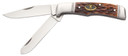 Browning 3220012 Joint Venture 2.88 in Folding Drop Point/Spey Point Plain 8Cr13MoV SS Blade Brown Jigged Bone Handle, Knife