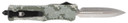 CobraTec Knives LADCCTK1DAGNS CTK-1 Large 3.75 in OTF Dagger Plain D2 Steel Blade/Army DigiCamo Aluminum Handle Features Glass Breaker Includes Pocket Clip, Knife