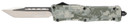 CobraTec Knives LADCCTK1LTNS CTK-1 Large 3.75 in OTF Tanto Plain D2 Steel Blade/Army DigiCamo Aluminum Handle Features Glass Breaker Includes Pocket Clip, Knife