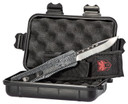 CobraTec Knives MSCFTK1MDS CTK-1 Medium 3 in OTF Drop Point Part Serrated D2 Steel Blade/ Carbon Fiber Aluminum Handle Features Glass Breaker Includes Pocket Clip, Knife