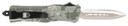 CobraTec Knives SADCCTK1SDAGNS CTK-1 Small 2.75 in OTF Dagger Plain D2 Steel Blade/Winter Digi Camo Aluminum Handle Features Glass Breaker Includes Pocket Clip, Knife