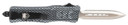 CobraTec Knives SCFCTK1SDADNS CTK-1 Small 2.75 in OTF Dagger Plain D2 Steel Blade/Carbon Fiber Aluminum Handle Features Glass Breaker Includes Pocket Clip, Knife