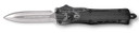 CobraTec Knives SSWCTK1SDAGNS CTK-1 Small 2.75 in OTF Dagger Plain D2 Steel Blade/Stonewashed Aluminum Handle Features Glass Breaker Includes Pocket Clip, Knife