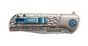 CRKT 6525 Lanny 3.18 in Folding Modified Clip Point Plain Satin 8Cr13MoV SS Blade/Aluminum Handle Includes Pocket Clip, Knife