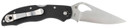 Spyderco BY01GP2 Byrd Harrier 2 3.39 in Folding Clip Point Plain 8Cr13MoV SS Blade Black Textured G10 Handle Includes Pocket Clip, Knife
