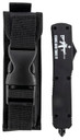 Templar MAR15231 Come And Take It AR-15 Gen II Slim 3.43 in OTF Tanto Plain Black Oxide Stonewashed 440C SS Blade, 5.05 in Black w/ inCome And Take It in AR-15 Gun, Aluminum Handle Includes Pocket Clip/Sheath, Knife