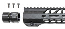 Battle Arms BADWH13MLOK Workhorse Handguard 13 in M-LOK, Style Made of 6061-T6 Aluminum with Black Anodized Finish for AR-15, AR-10