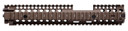 Daniel Defense 0100408030 M4A1 FSP RIS II Handguard 12.25 in 2-Piece, Style Made of 6061-T6 Aluminum with FDE Anodized Finish & Picatinny Rail for AR-15
