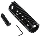 Firefield FF34057 Edge Handguard 6.62 in 2-Piece M-LOK, Carbine Style Made of 6061-T6 Aluminum with Black Matte Finish for AR-15