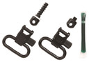 Uncle Mikes 15312 Fore End Band Swivel Set Quick Detach 115 LRB Blued 1 in Loop for Tube, Magazine Leaver Action, Rifles/ Carbines/ Mossberg 500, Shotguns Swivels