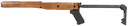 Samson 100000103 A-TM Folding Stock Black Oxide Steel & Walnut Finish with Black Polymer Grip for Ruger Mini-14, Ruger Mini Thirty Right Hand (, Rifle Parts NOT Included)