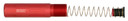 Strike ARSPRESLICKRED Buffer Tube AR, Pistol Platform Red Anodized Aluminum, Handgun