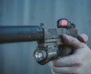 Crimson Trace 0100560 CTS-1250 Black 1 x 26 mm x 17 mm 3.25 MOA, Red Dot Sight