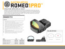 Sig Sauer Electro-Optics SOR1P100 Romeo1Pro Black 1 x 30 mm 3 MOA, Red Dot Sight