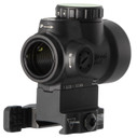 Trijicon 2200033 MRO Matte Black 1 x 25 mm 2 MOA Green Dot Levered Quick Release Full Cowitness Mount, Red Dot Sight