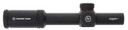 Crimson Trace 0101100 Hardline Pro Black 1-6x24mm 30mm Tube Illuminated Competition Reticle, Rifle Scope