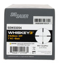 Sig Sauer Electro-Optics SOW33204 Whiskey3 Black Anodized 3-9x40mm 1 in Tube BDC-1 Quadplex Reticle