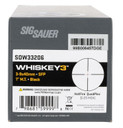 Sig Sauer Electro-Optics SOW33206 Whiskey3 Black Anodized 3-9x40mm 1 in Tube Illuminated Hellfire Quadplex Reticle