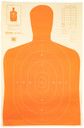 Action Target B27EORANGE Economy Silhouette Hanging Paper Target 23" x 35" 100 Per Box