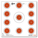 EZ-Aim 15245 Indoor SPOT Hanging 12 in x 12 in Orange/White 13 Per Pkg Paper Targets