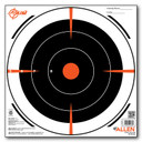 EZ-Aim 15246 Bullseye Hanging 8 in x 8 in Black/Orange/ White 26 Per Pack Paper Targets