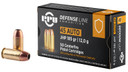 PPU PPD45 Defense 45ACP 185gr Jacketed Hollow Point 50 Per Box/10 Case Centerfire, Handgun Ammunition