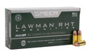 Speer 53365 Lawman Training RHT 9mmLuger 100gr SinterFire Frangible 50 Per Box/20 Case Centerfire, Handgun Ammunition